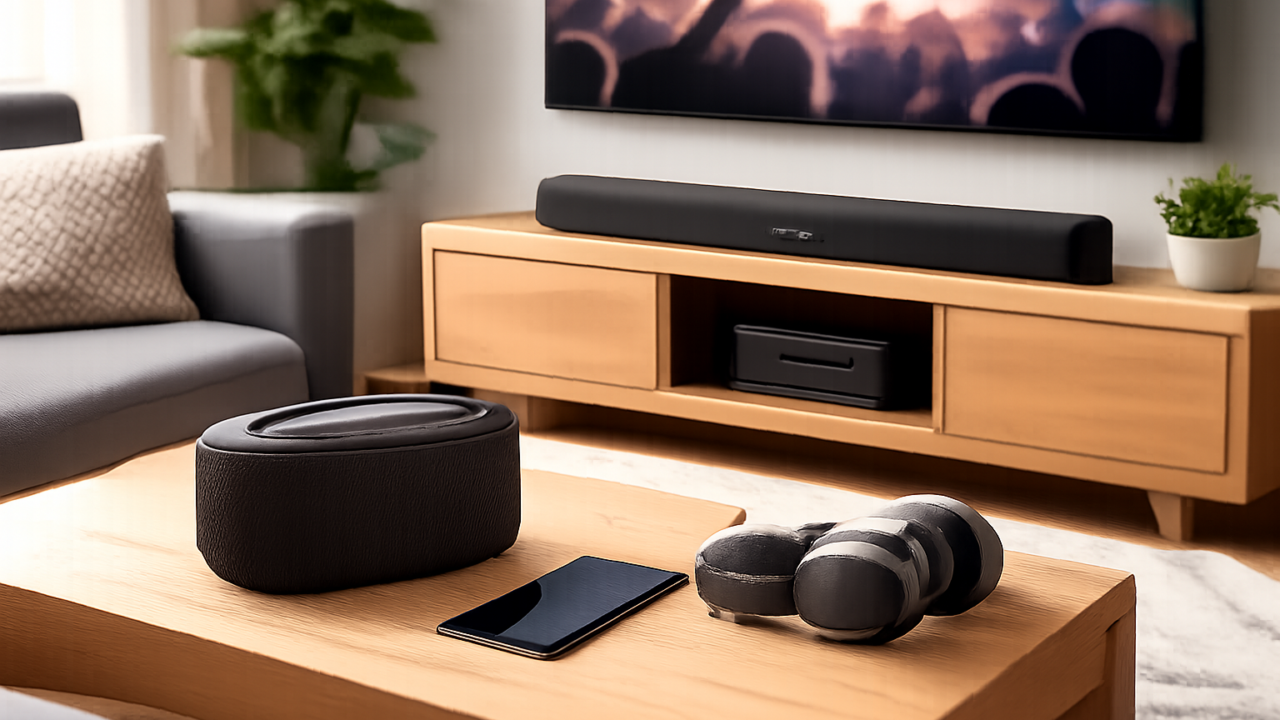 Głośnik Bluetooth przenośny czy soundbar – który lepszy do oglądania filmów i słuchania muzyki w salonie?